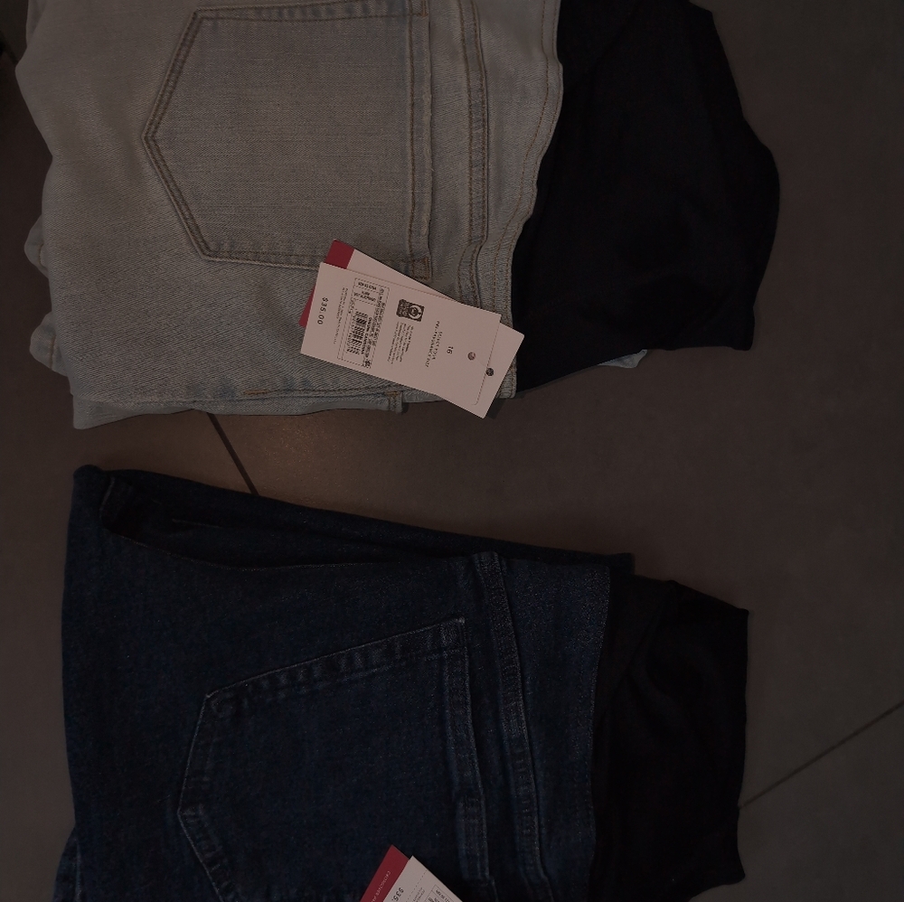 15 Womans Maternity Pants. New Nost With tags Blue Jeans Pants Pregnancy - Picture 6 of 17